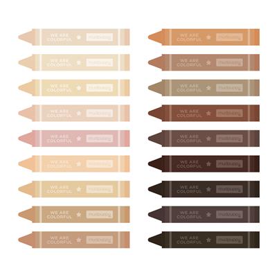 Mudpuppy Crayons We Are Colorful