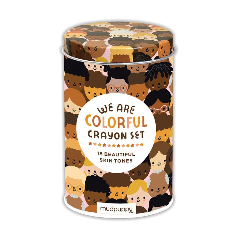 Mudpuppy Crayons We Are Colorful