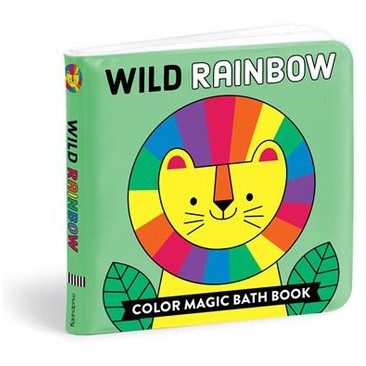 Mudpuppy Bath Book Wild Rainbow