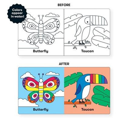 Mudpuppy Bath Book Wild Rainbow