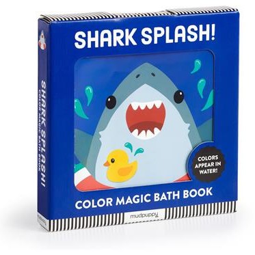 Mudpuppy Bath Book Shark Splash