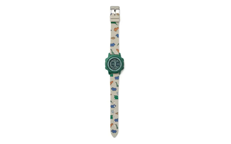 Liewood Sussi Wrist Watch Dinosaurs Mist