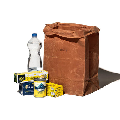 Puebco Cotton PaperBag Bag 23l Brown