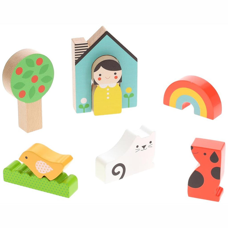 Petit Collage Puzzles And Games - At Home