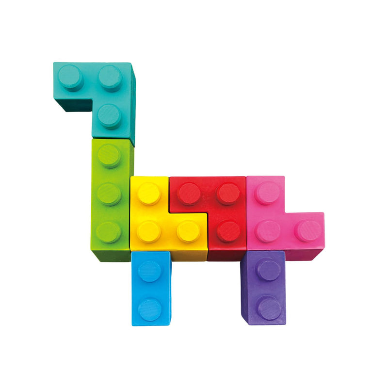 Haku Yoka Block Crayons Brachiosaurus