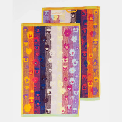 Foekje Fleur Guest Towel Duo #54 Pansy Velour