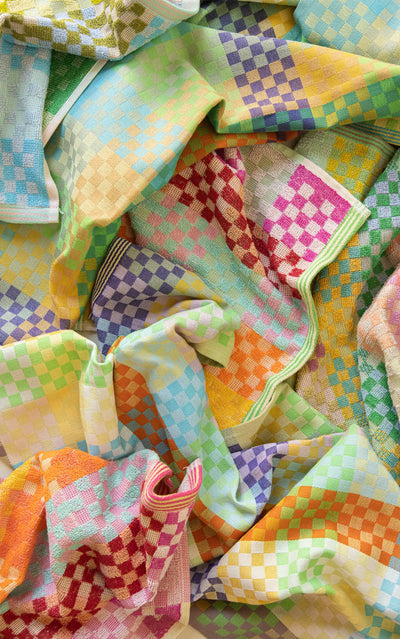 Foekje Fleur Kitchen Towel #56 Checkered Check