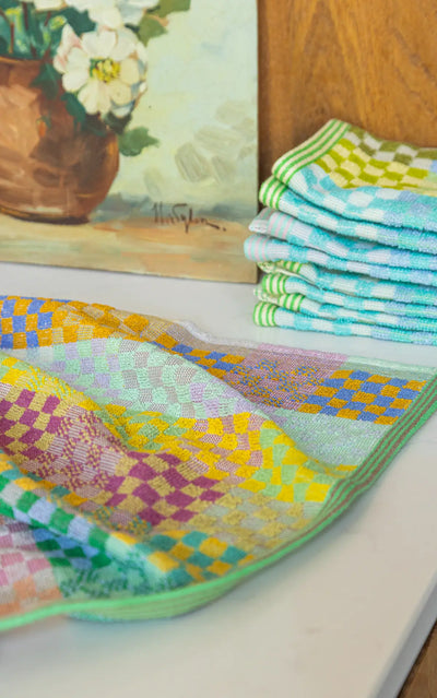 Foekje Fleur Kitchen Towel #56 Checkered Check