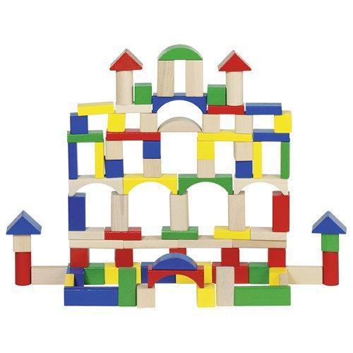 Goki Bouwblokken Gekleurd 100st