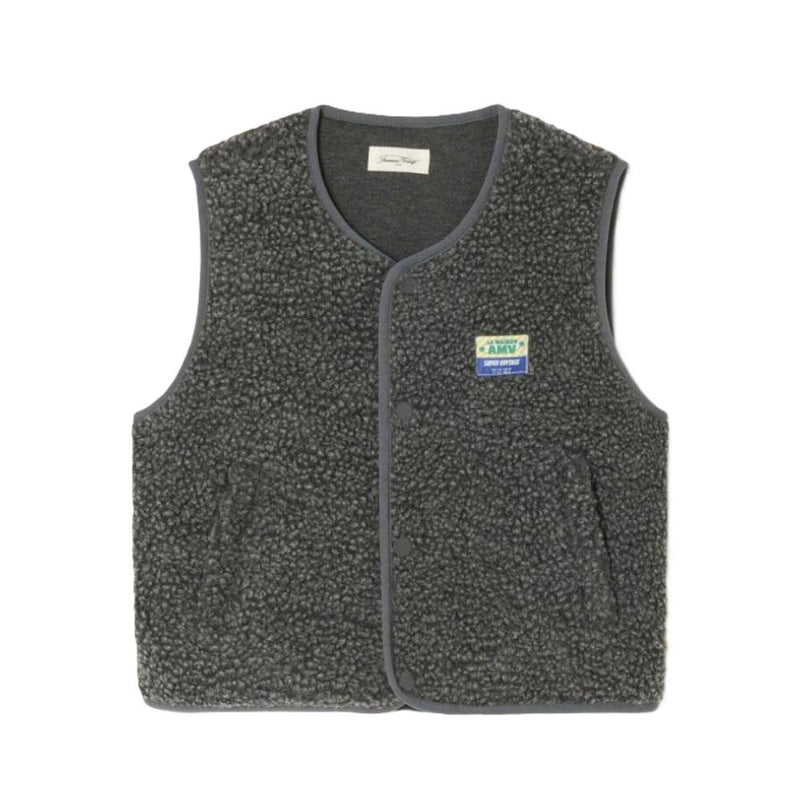 American Vintage Kids Jacket Hoktown Melange Charcoal