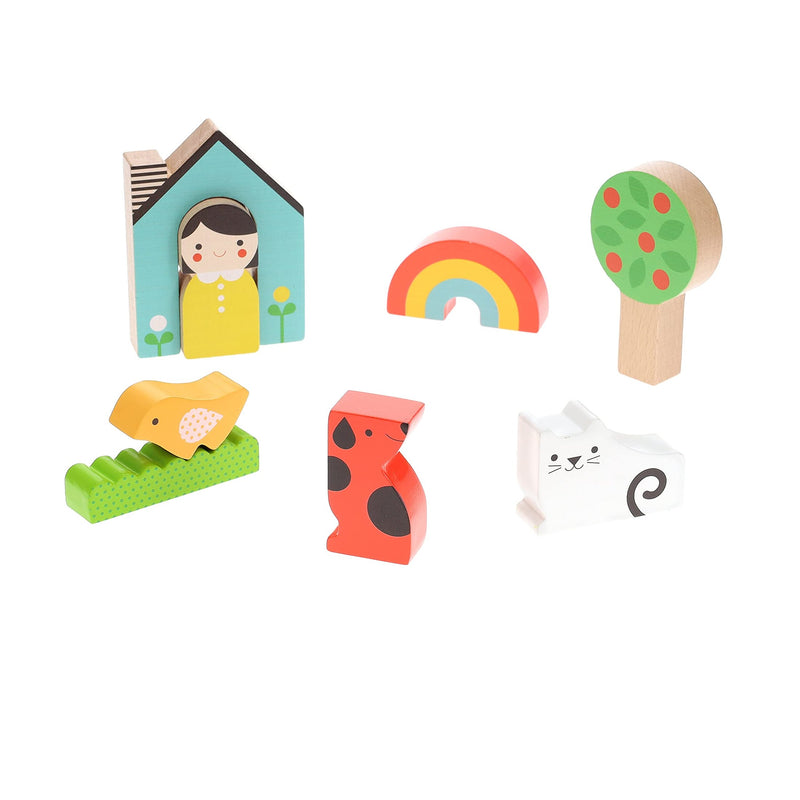 Petit Collage Puzzles And Games - At Home