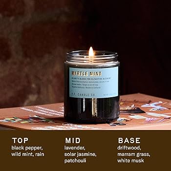 P.F. Candle Co Kaars Soyawax Myrtle Mint