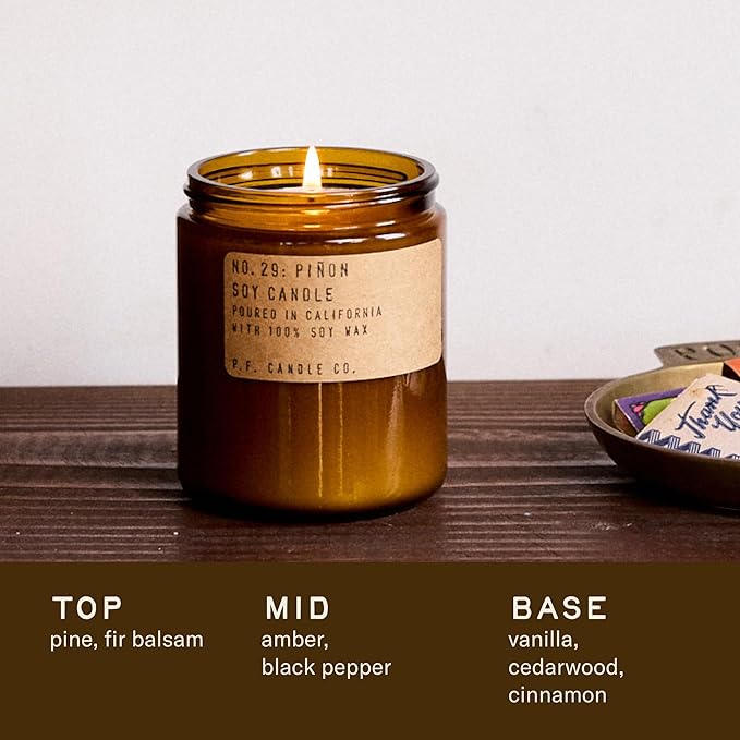 P.F. Candle Co Kaars Soyawax Pinon