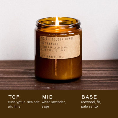 P.F. Candle Co Kaars Soyawax Golden Coast