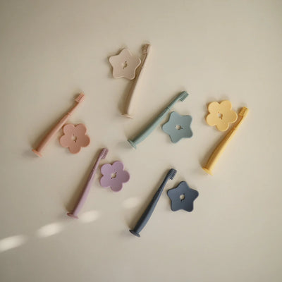 Mushie Training Toothbrush Flower Shifting Sand