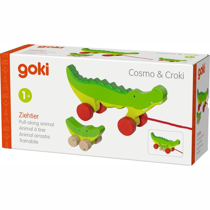 Goki Pull-Along Crocodile