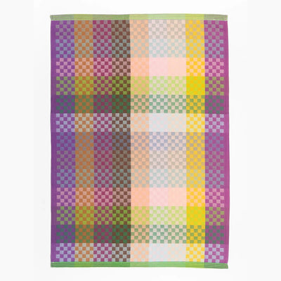 Foekje Fleur Tea Towel #86B Checkered Check