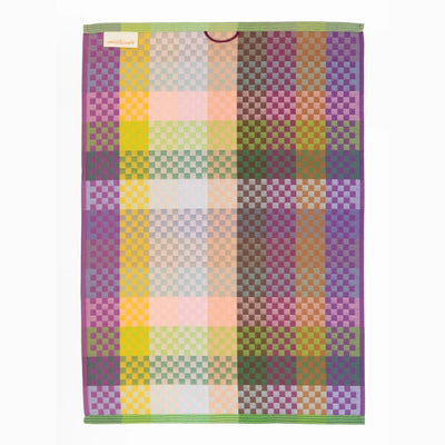 Foekje Fleur Tea Towel #86B Checkered Check