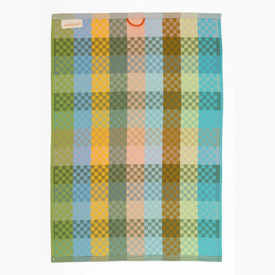 Foekje Fleur Tea Towel #87B Checkered Check
