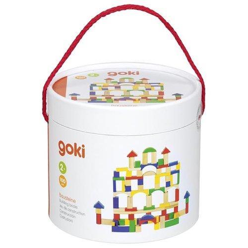 Goki Bouwblokken Gekleurd 100st