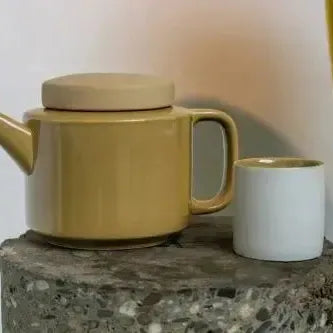 Kinta Theepot XL Cyl Cer Mustard (1350ml)