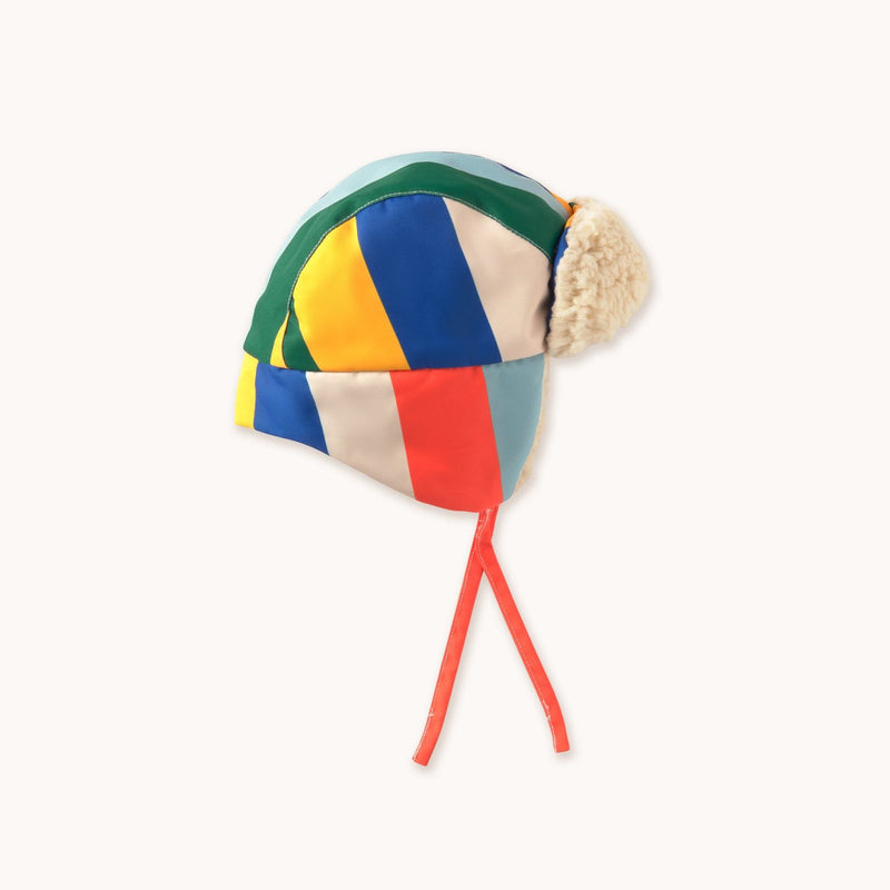 Tiny Cottons 	Multicolor Stripes Chapka