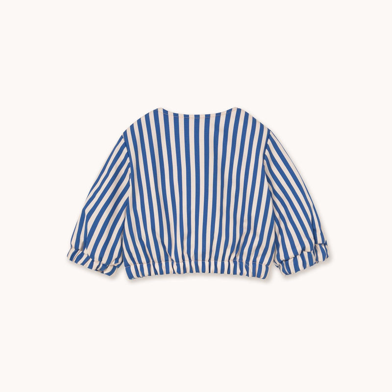 Tiny Cottons Stripes Baby Jacket Vanilla/Dark Blue