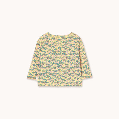 Tiny Cottons Mini Apples aop Rib Baby Tee Mellow Yellow