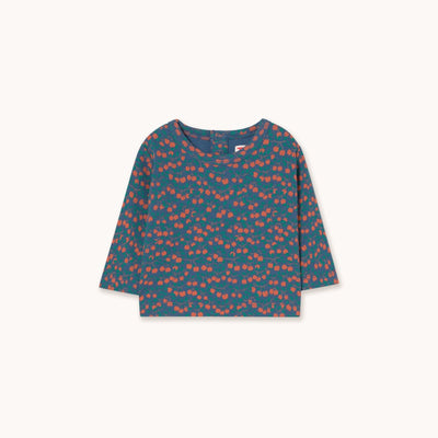 Tiny Cottons Mini Apples Baby Tee Light Navy