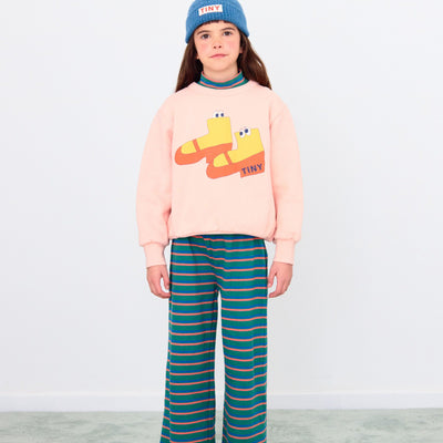 Tiny Cottons Walk Graphic Sweatshirt Wild Rose