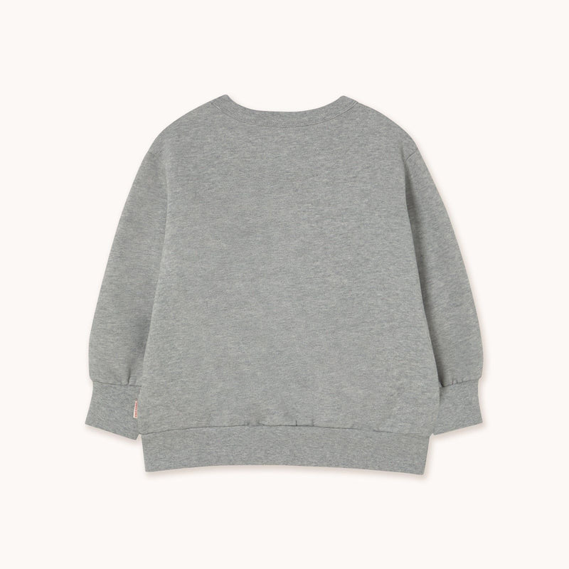 Tiny Cottons Flower Graphic Sweatshirt Grey Heather