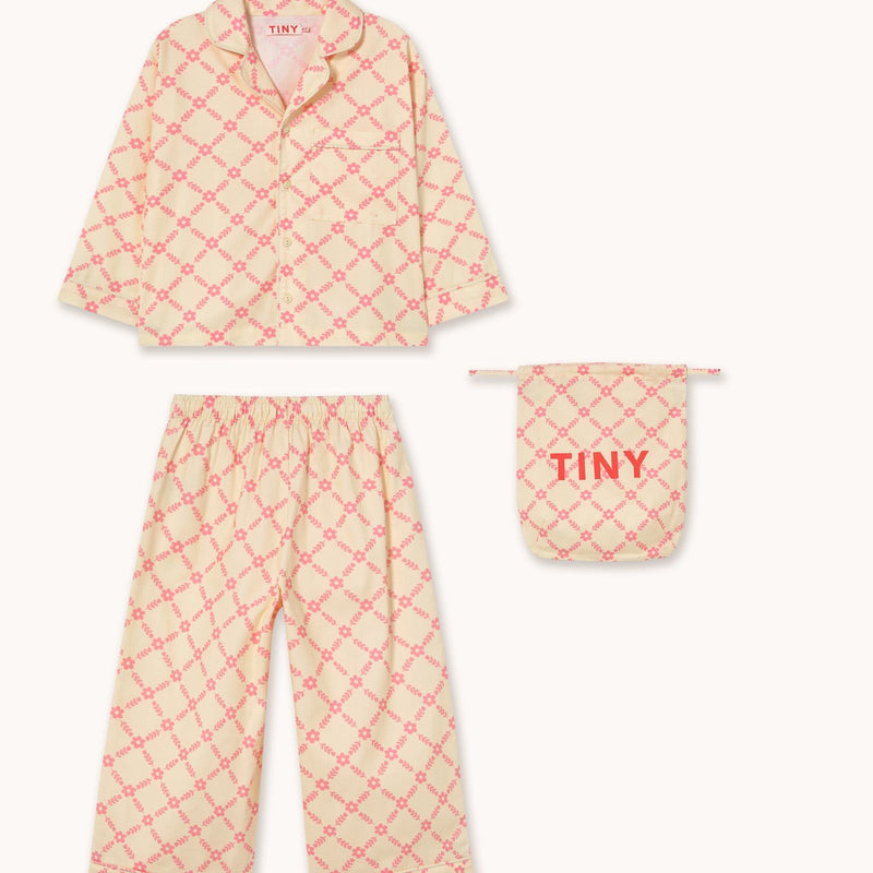 Tiny Cottons Flower Grid Set Mellow Yellow