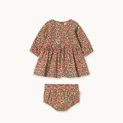 Tiny Cottons Mini Apples Baby Set Dark Vanilla