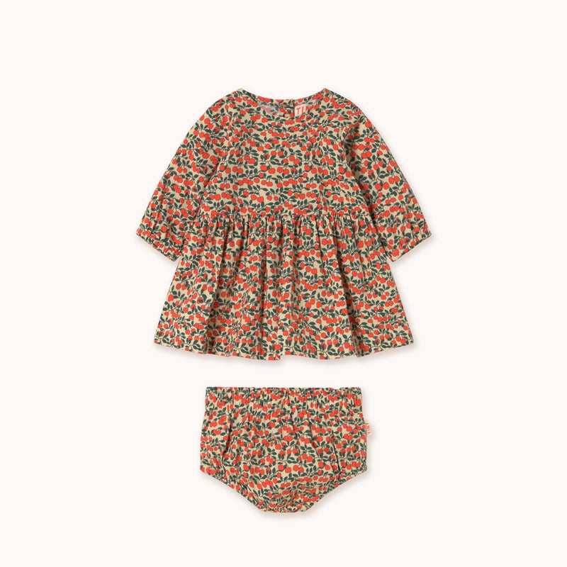 Tiny Cottons Mini Apples Baby Set Dark Vanilla