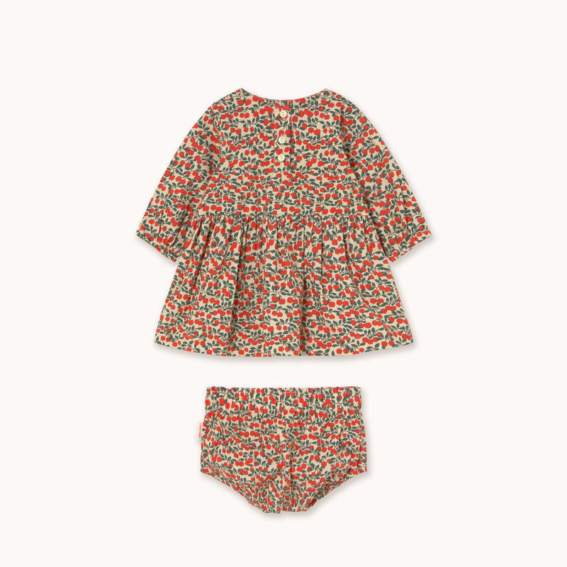 Tiny Cottons Mini Apples Baby Set Dark Vanilla