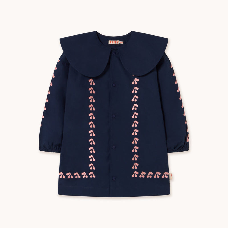 Tiny Cottons Mini Cherries Dress Navy