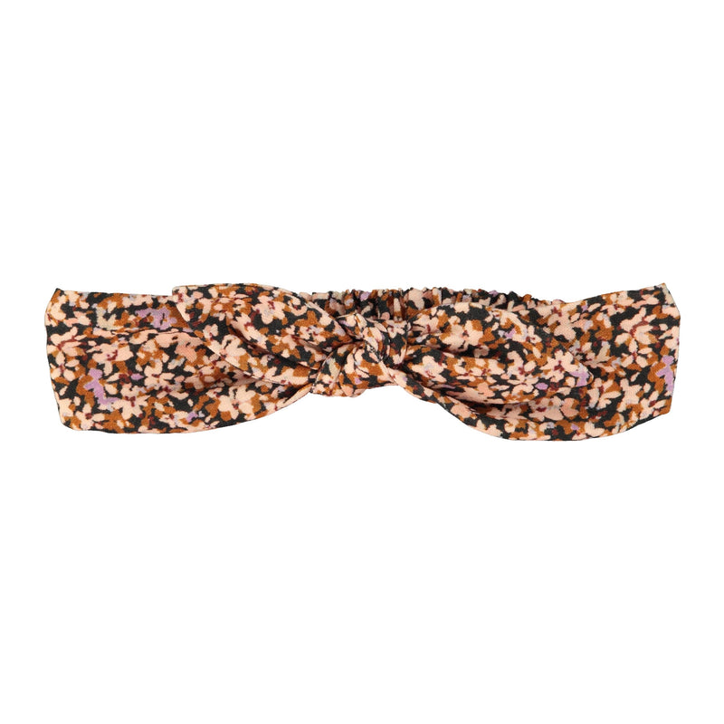 Piupiuchick Headband with Bow Light Pink Flowers