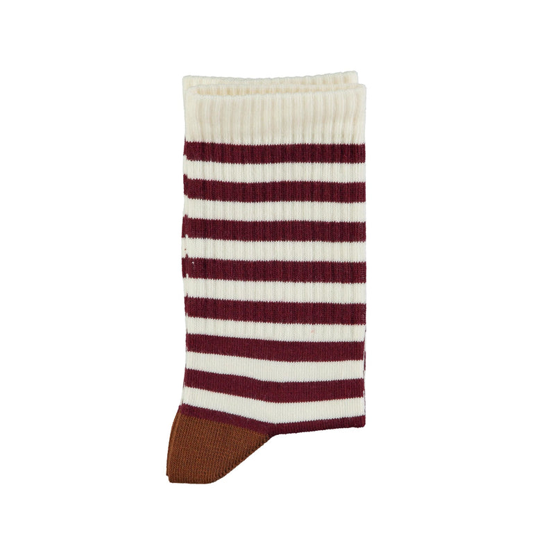 Piupiuchick Socks Eru & Bordeaux Stripes