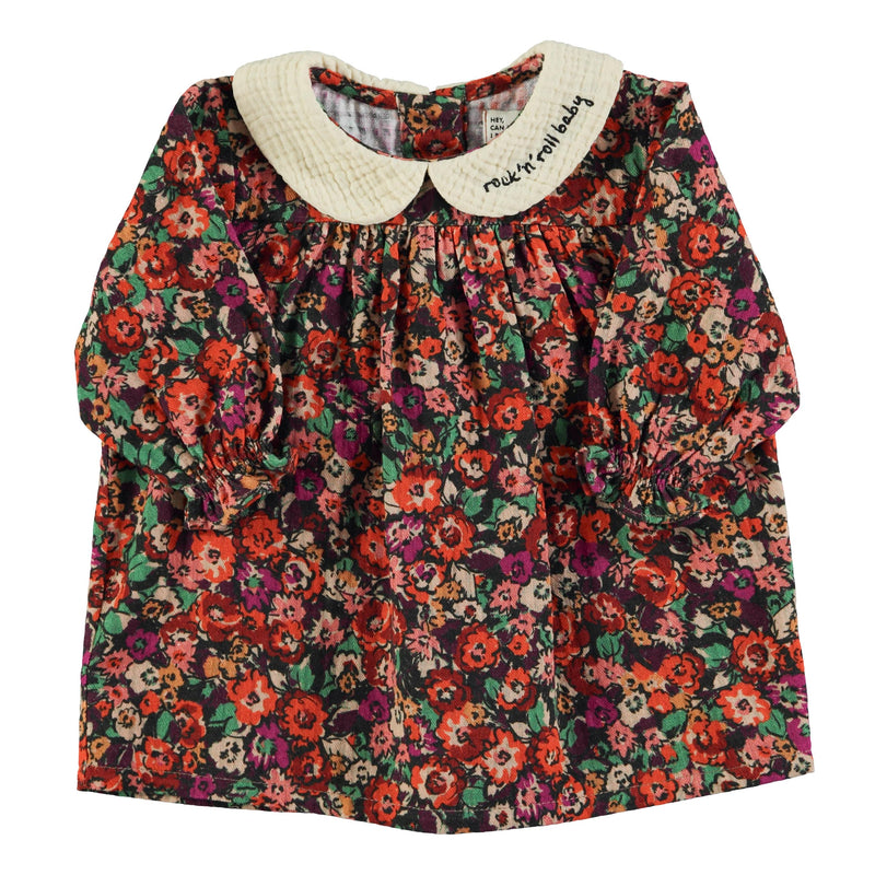Piupiuchick Baby Dress Multicolor Flowers