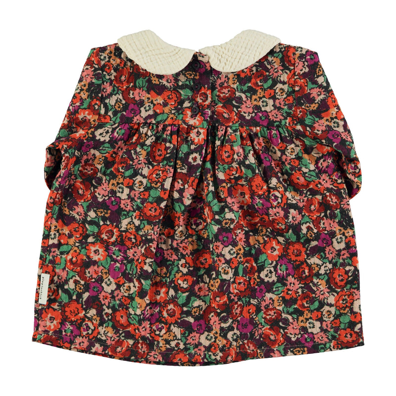 Piupiuchick Baby Dress Multicolor Flowers