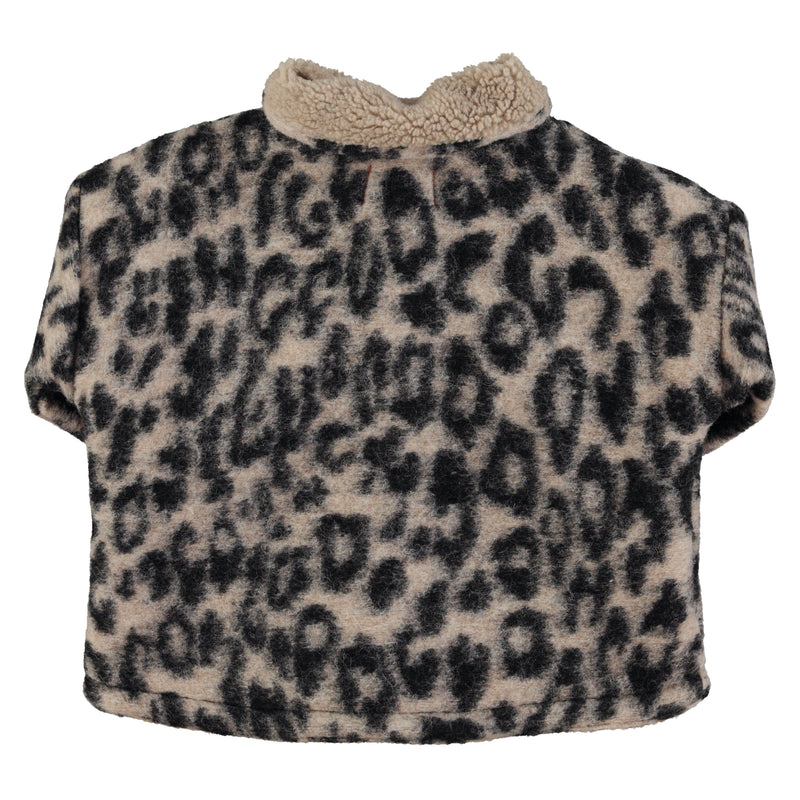 Piupiuchick Jacket Ecru With Animal Print