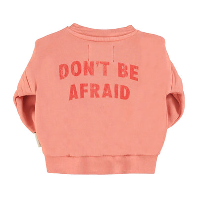 Piupiuchick Baby Sweatshirt Pink With "hey jude" Print