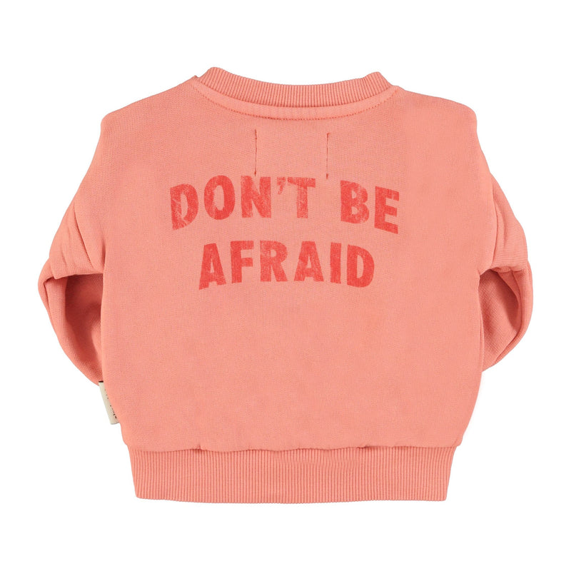 Piupiuchick Baby Sweatshirt Pink With "hey jude" Print