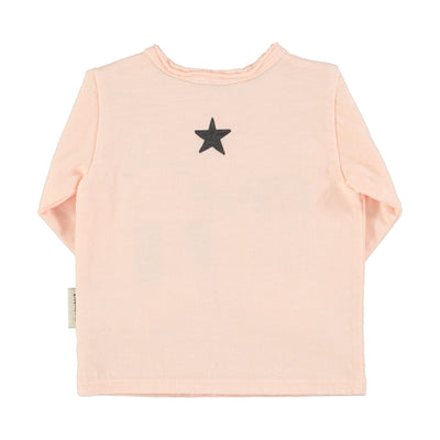 Piupiuchick Baby Longsleeve T'shirt Light Pink With "music" Print