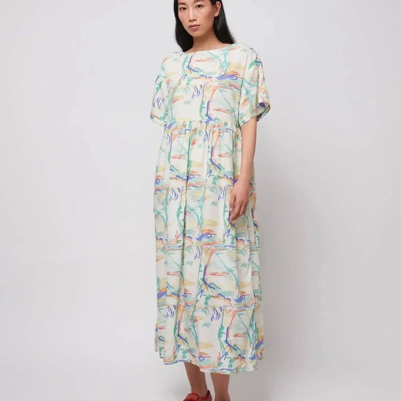 Bobo Choses ADULT Spring Landscape Print Loose Dress