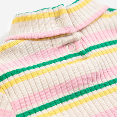 Bobo Choses Baby Striped Turtleneck T-shirt