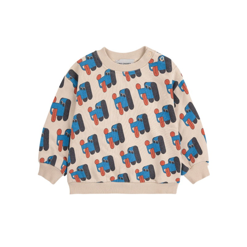 Bobo Choses Baby Doggy Mate All Over Sweatshirt