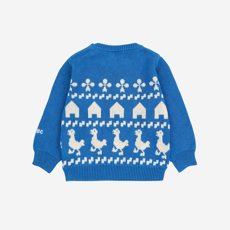 Bobo Choses Baby Farm Jacquard Jumper