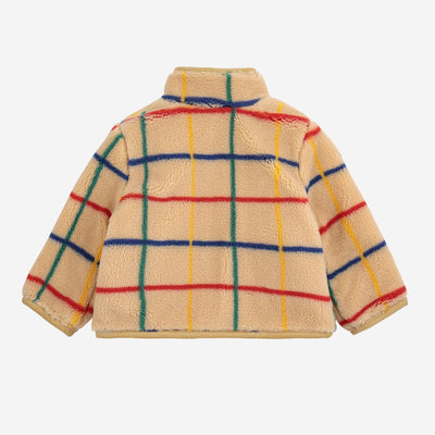 Bobo Choses Baby Stripe Color Sheepskin Jacket