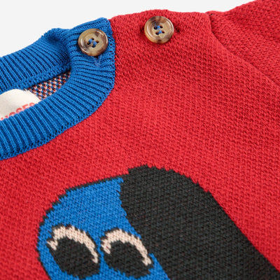 Bobo Choses Baby Doggy Mate Jacquard Jumper